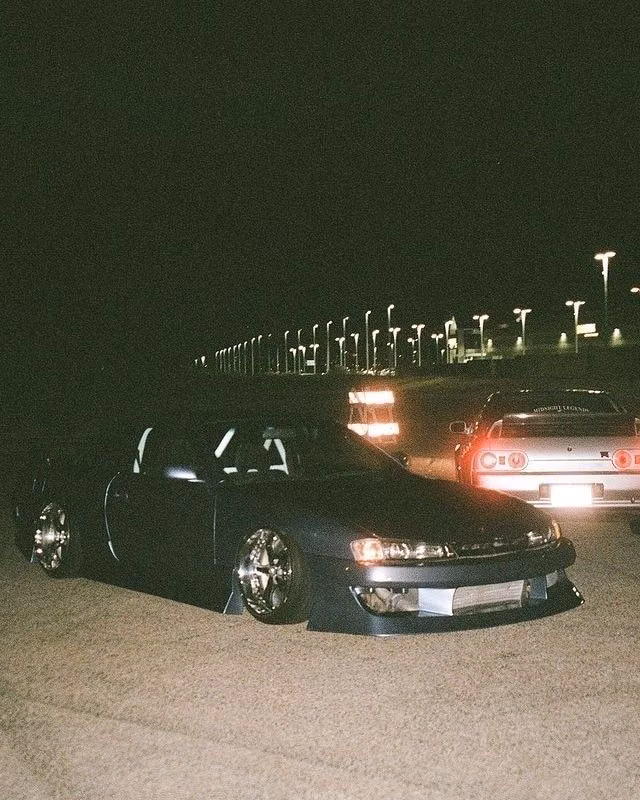 early 2000s modified compact car photograph -