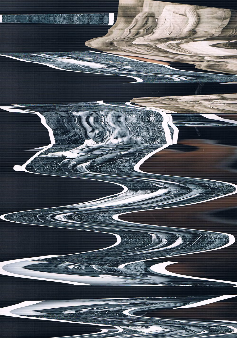 scanner light streak distortion photograph -