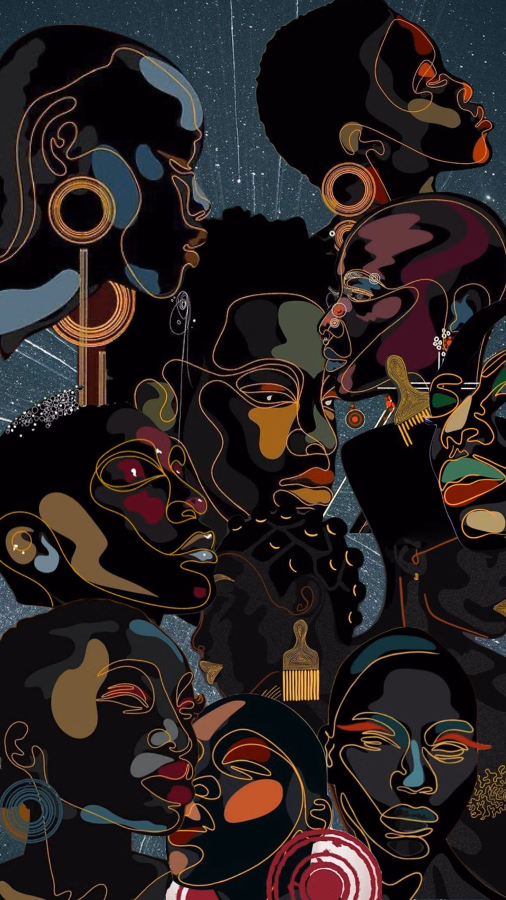 Afrofuturism aesthetic -