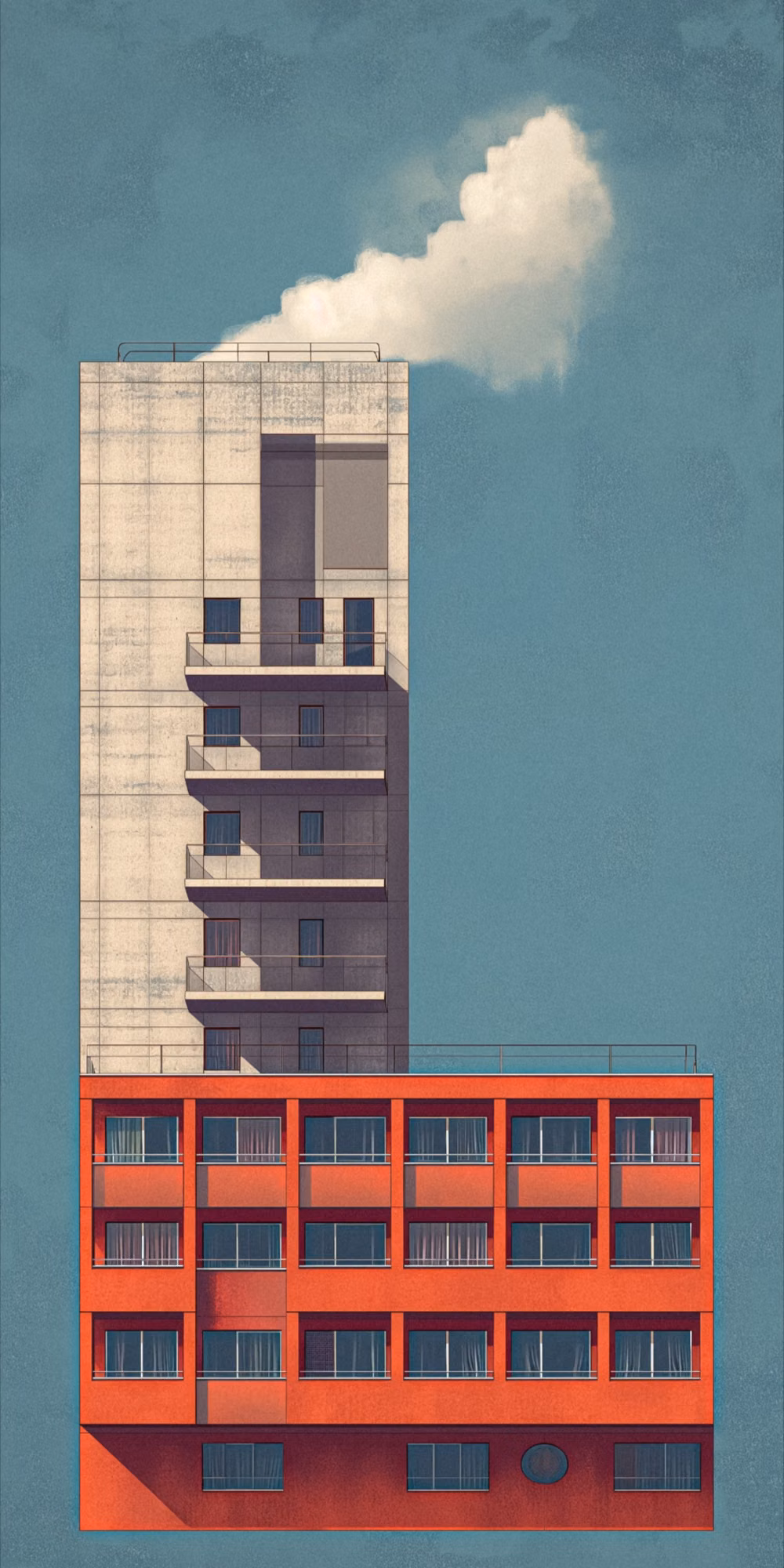 Bauhaus aesthetic - The Bauhaus movement's innovative approach to architecture is epitomized in Bauhaus Collage Architecture. This style embraces a fusion of form and function, where geometric shapes and minimalist aesthetics converge to redefine traditional norms. The dynamic composition allows for both visual appeal and practical utility, breaking free from constraints to create adaptable and engaging spaces. The legacy of Bauhaus Collage Architecture endures, influencing contemporary design globally and emphasizing the importance of crafting experiences within architectural spaces. #Bauhaus #CollageArchitecture #FormAndFunction #ArchitecturalInnovation