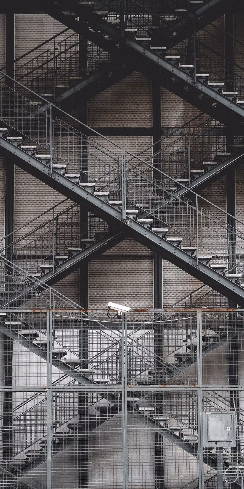 industrial metal staircase direct photograph - 