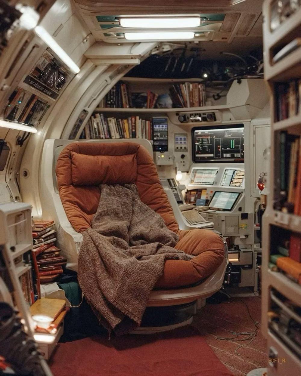 Cassette Futurism aesthetic -