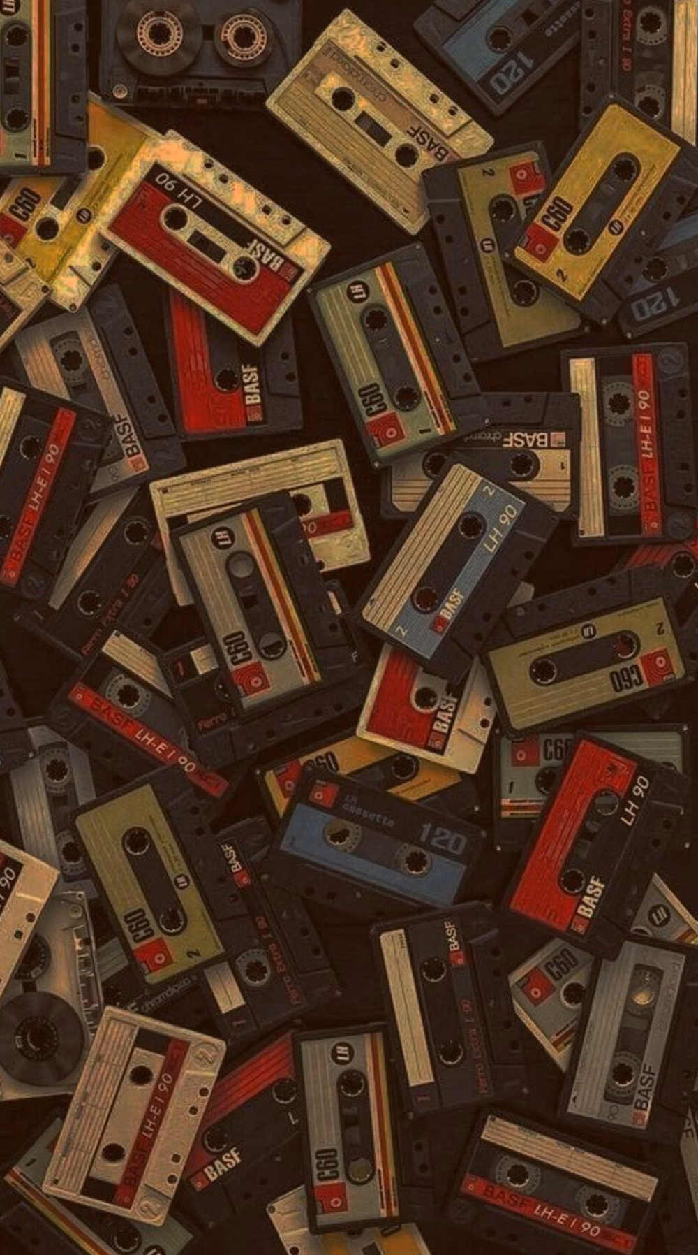 vintage cassette deck buttons close up photograph - 