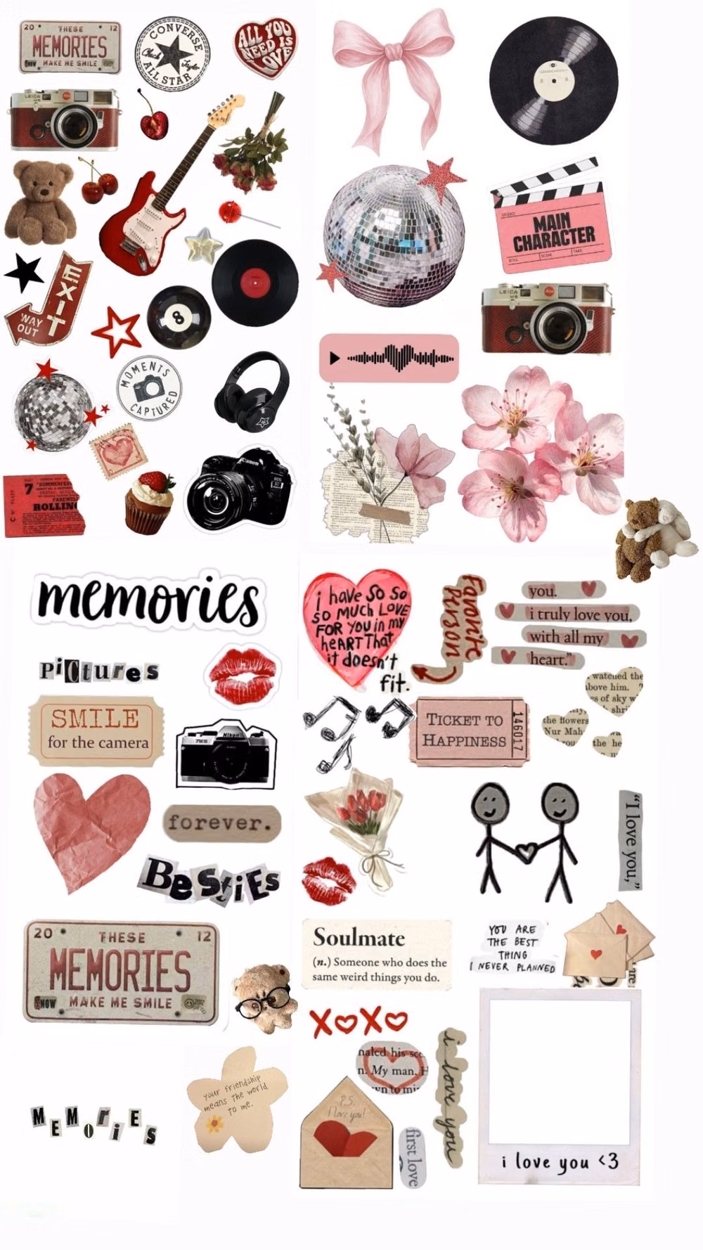Collage aesthetic -