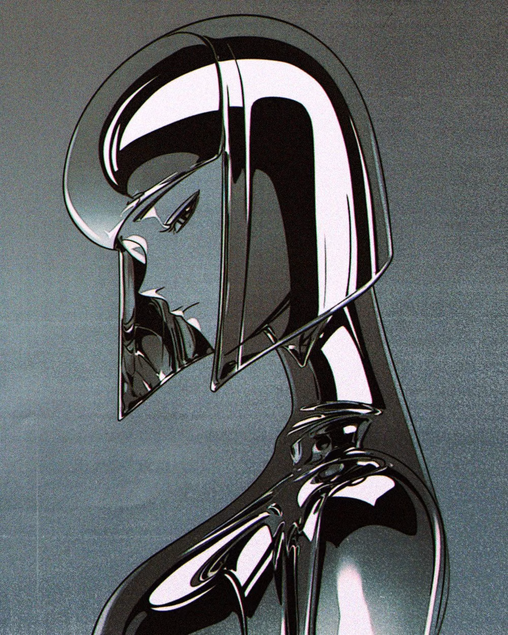 Cyberminimalism aesthetic -