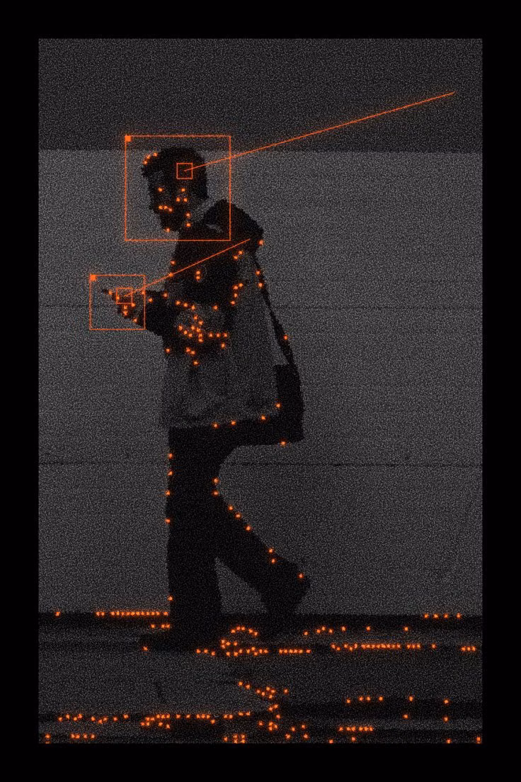 Cyberpunk aesthetic - Create dystopian surveillance aesthetics with DitherFX for Figma. This camera tracking effect combines grainy dither textures with facial recognition overlays for cyberpunk, sci-fi, and tech noir projects. Perfect for album covers, movie posters, editorial design, and experimental artwork. The plugin's grain and noise effects pair beautifully with custom graphic overlays. Designers use this look for hacker aesthetics, AI themes, and futuristic branding. Add instant tension to any project with surveillance-style graphics! #cyberpunkdesign #surveillanceart #scifidesign #dystopian #technoiraesthetic