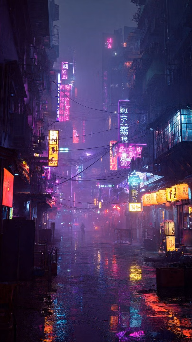 Cyberpunk aesthetic - Immerse yourself in futuristic cityscapes with these breathtaking cyberpunk night wallpapers! Perfect for phones, tablets, and desktops. Discover neon-lit streets, rainy cyberpunk aesthetics, and dystopian vibes. Download high-resolution 4K backgrounds for free! #CyberpunkArt #NeonNoir #WallpaperCollection #DigitalArt #FuturisticDesign