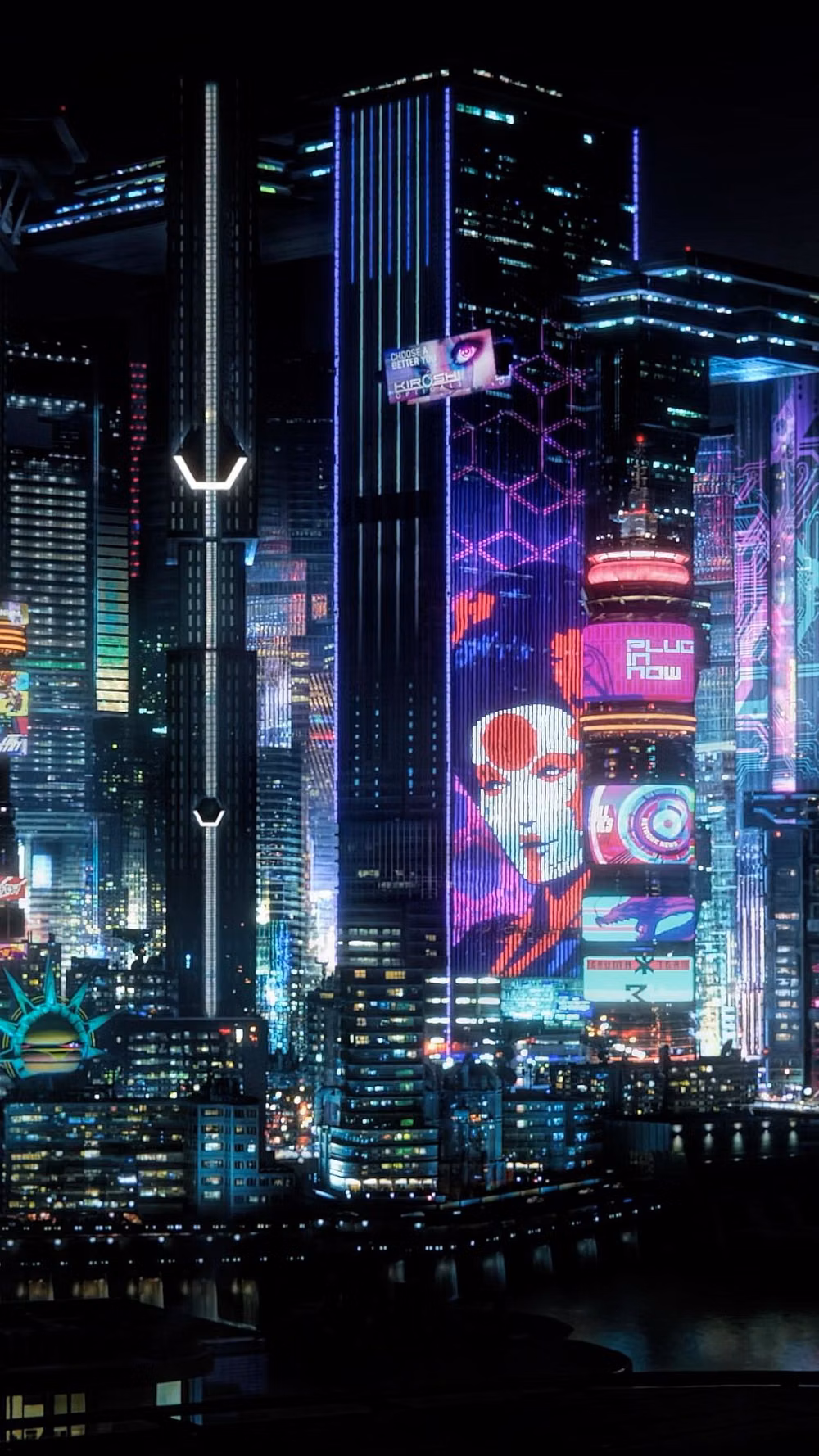 Cyberpunk aesthetic -