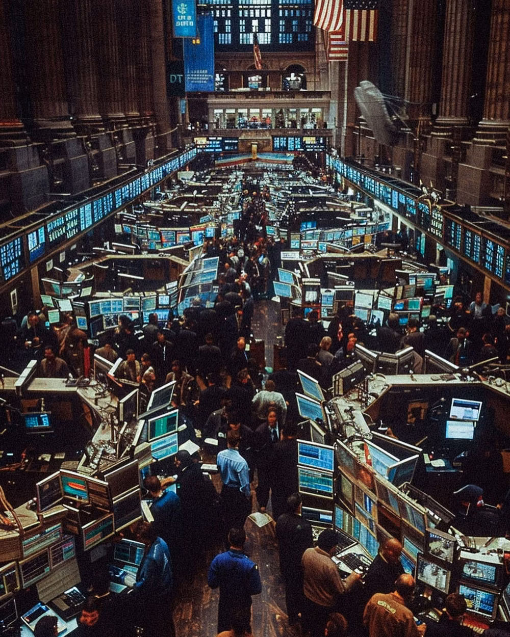 stock exchange information board photograph - 