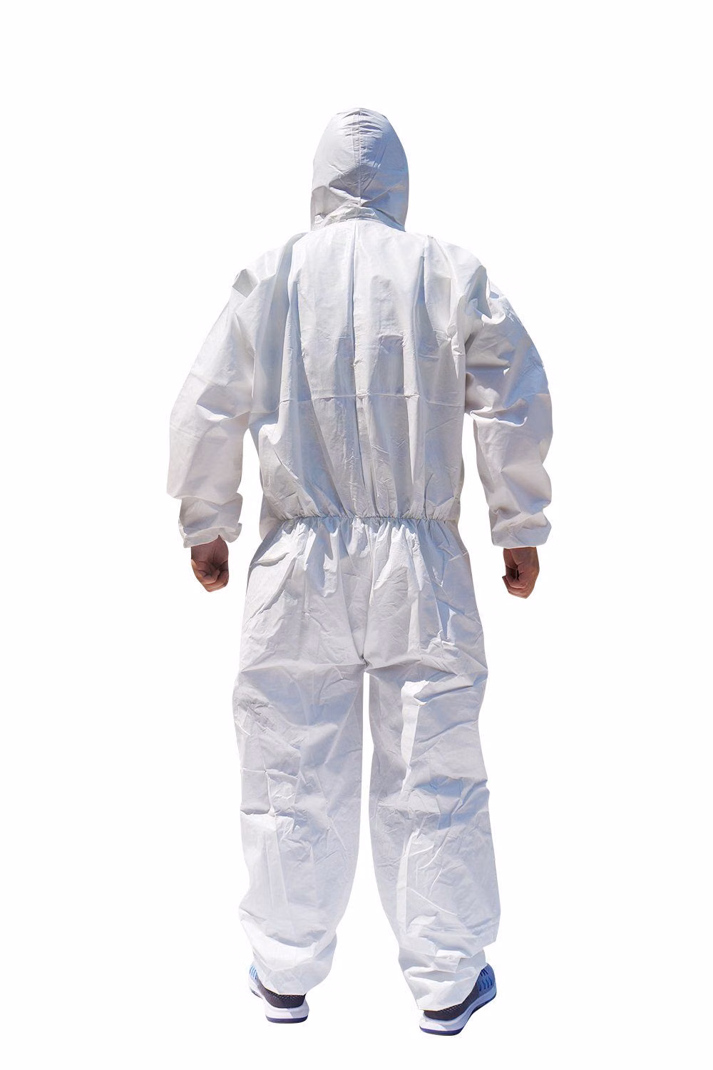 white technical protective suit studio photograph - Raygard 30203 Protective Disposable Microporous Breathable Coveralls Suit with Hood, Elastic at Cuffs, Ankles and Waist,Zip Front Opening, Serged Seams for Spray Paint,Industrial(2X-Large,White), #Ad #Suit, #Ad, #Coveralls, #Hood, #Cuffs