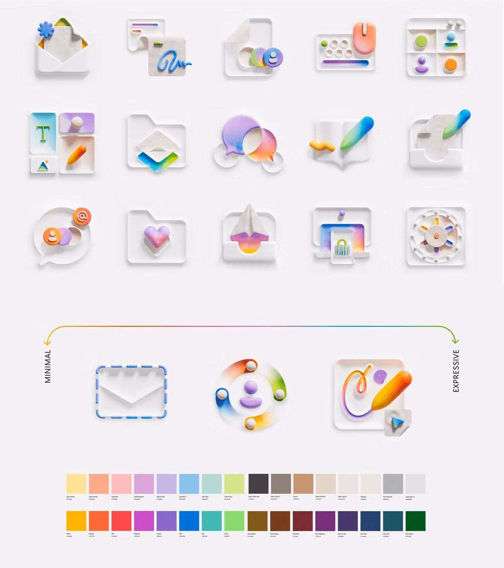 Fluent Design aesthetic - 