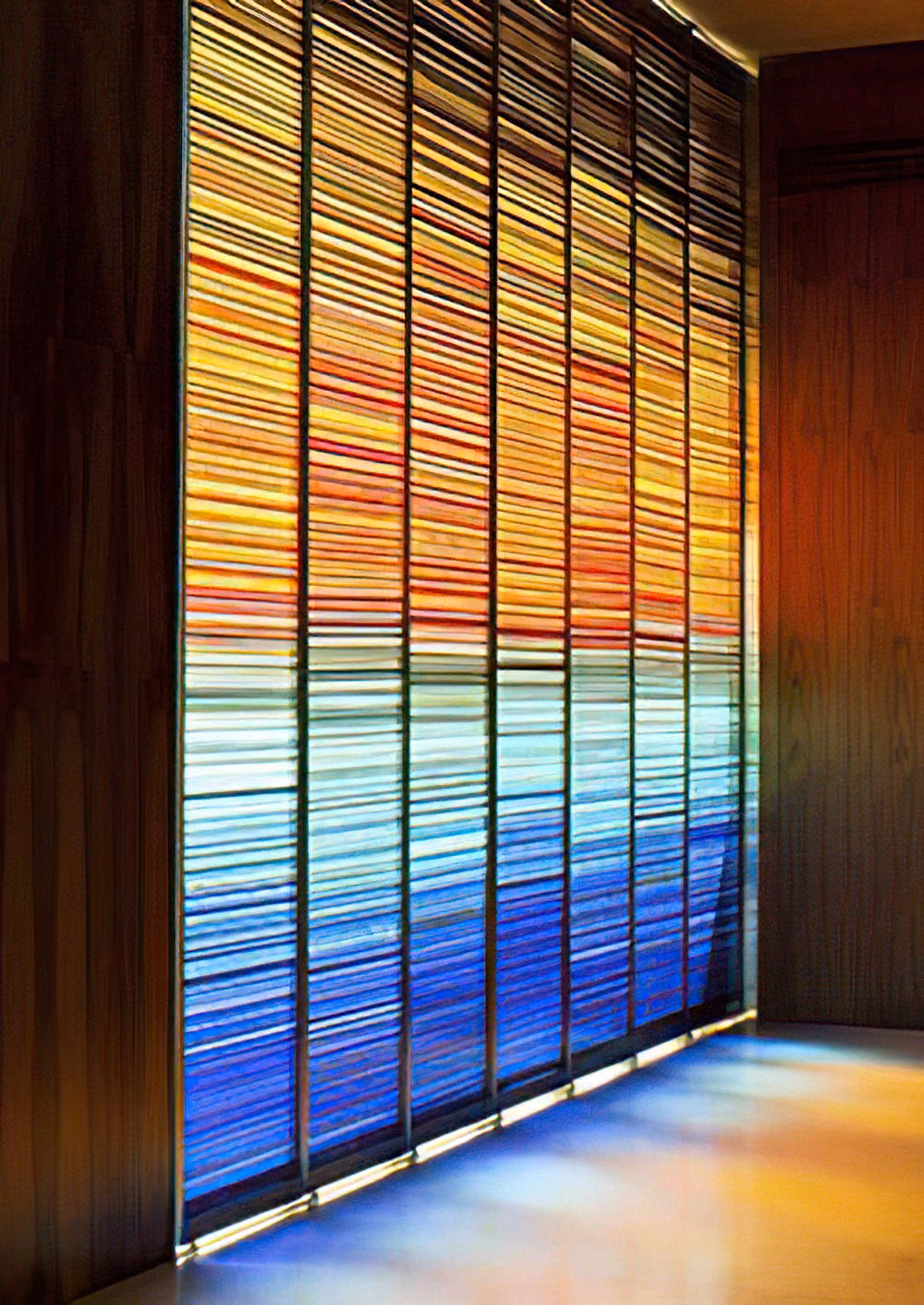 layered glass panes studio photograph - 