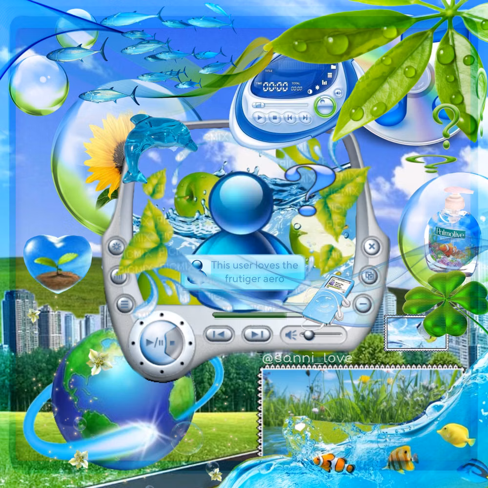 Frutiger Aero aesthetic - Frutiger aero aesthetic | frutiger aqua | frutiger eco | nostalgia | old internet | windows xp | our promised future