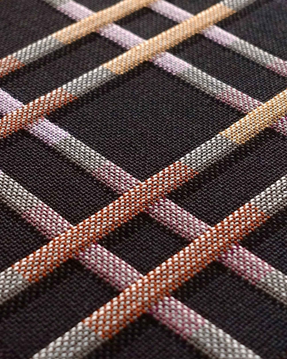 woven geometric grid textile macro photograph - With a bunch of new followers it is time for a proper introduction. In my universe it is all about patterns. M C Escher was my childhood hero and graph paper my drawing companion. Being fascinated by patterns still colours my daily life. Hence the previous post with Pringles arrangements.  I am a Dutch visual artist. Since 2019 my artworks (wall hangings) are handwoven on my floor looms. Weaving offers me a grid of horizontal and vertical threads, allowing for a plethora of structures, patter...