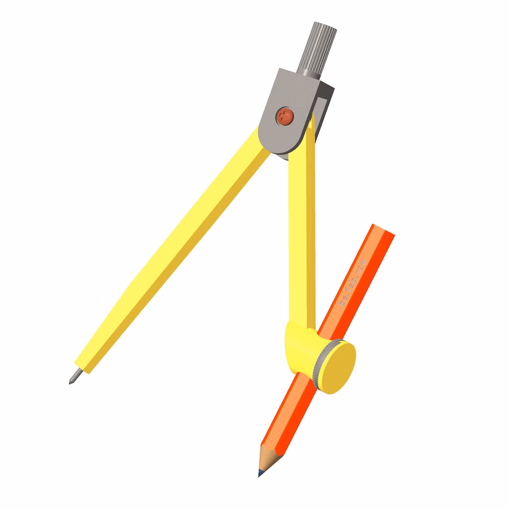 compass ruler geometry tools overhead photograph - compass #11