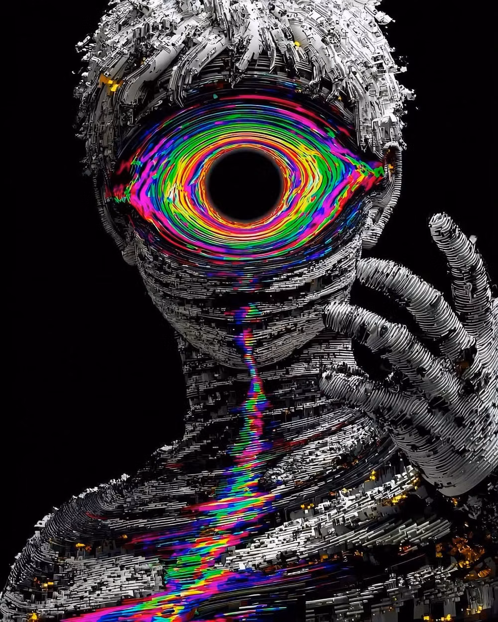Glitch Art aesthetic -
