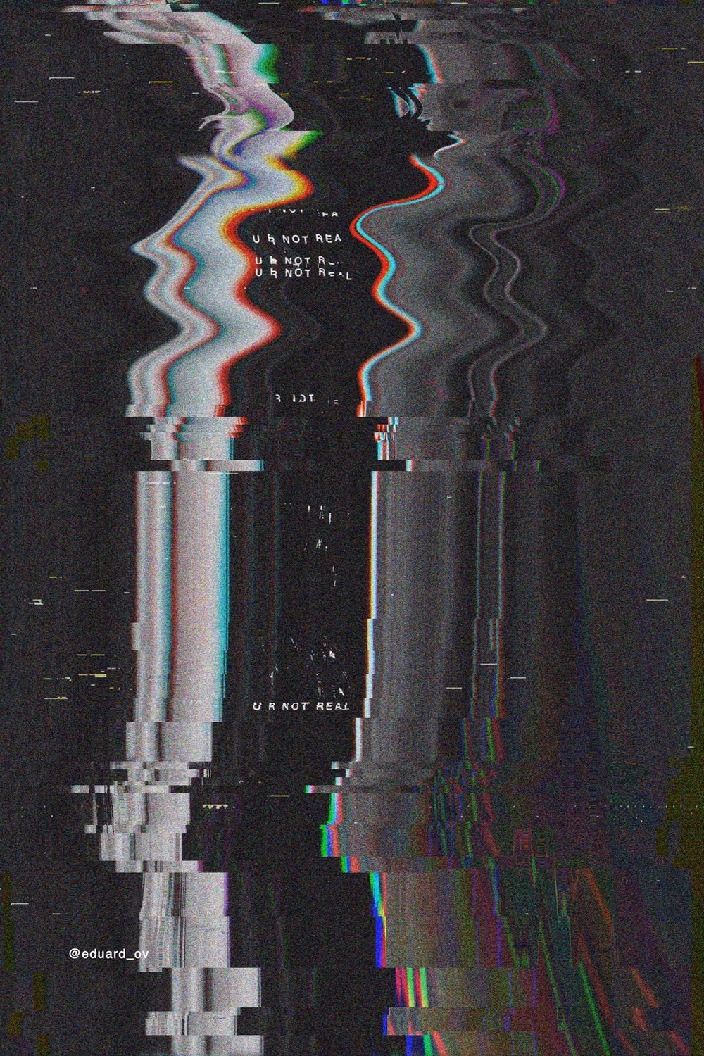 Glitch Art aesthetic - Glitch. Posters. on Behance