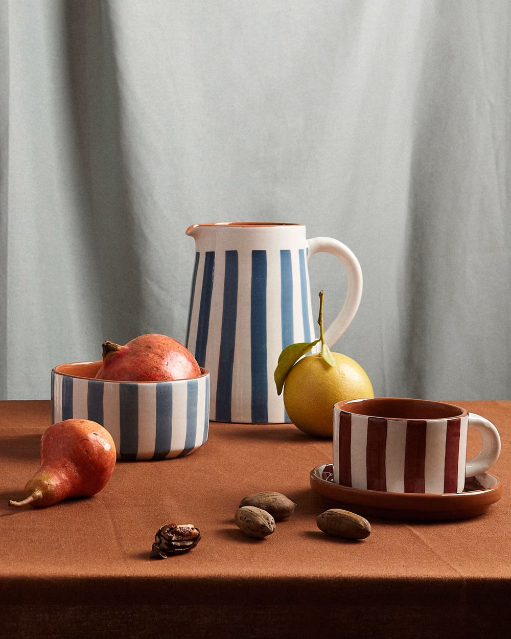 handmade painted pottery table photograph - Set the stage for unforgettable gatherings. These festive pieces add a touch of art and culture to your table, because every detail matters. Discover online and in our boutique. #izyls #theartoftable #eleganttablescapes #marrocanartisan