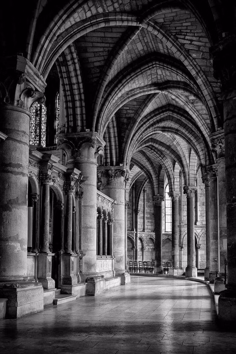 Gothic cathedral rib vault photograph - Gothic Architecture