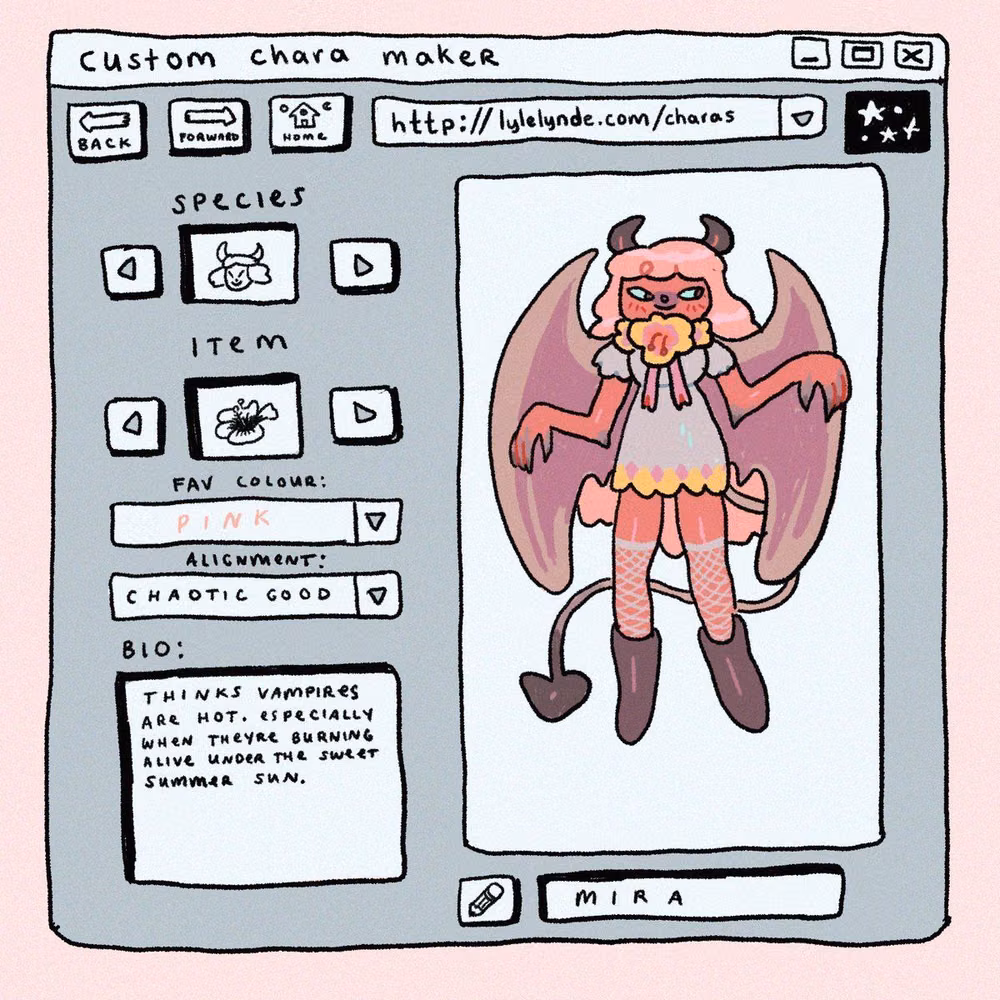 Hand-Drawn UI aesthetic -