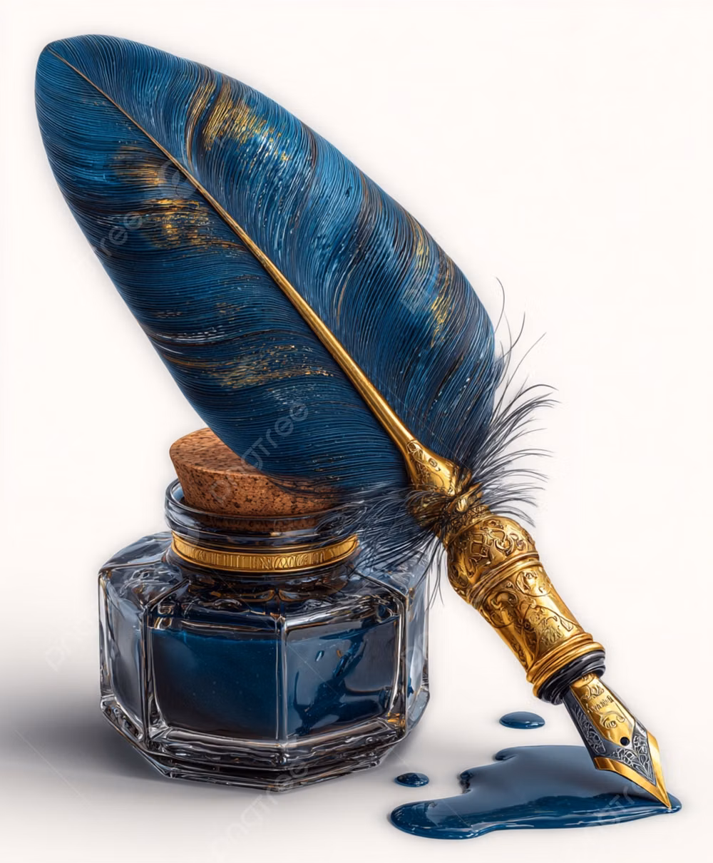 quill pen ink well parchment photograph - Use a well-crafted picture to bring you a unique visual experience.