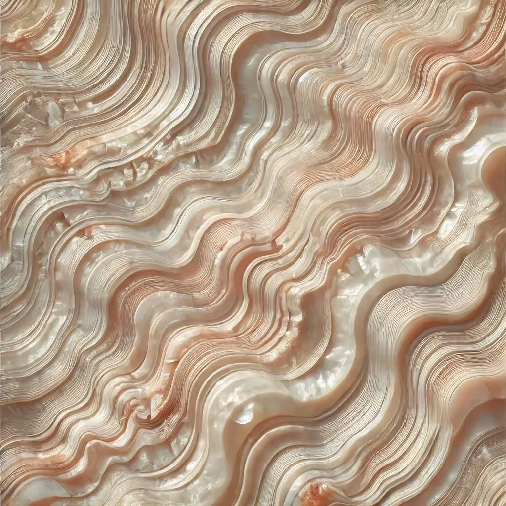 mother of pearl surface macro photograph - A close-up, high-resolution texture of mother-of-pearl with a natural, yet structured pattern.