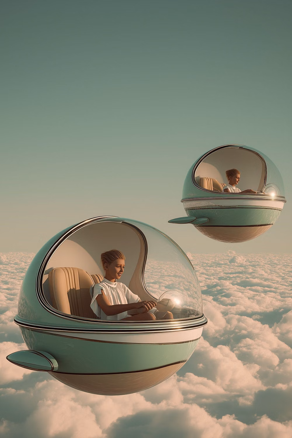 Jet Age Optimism aesthetic -