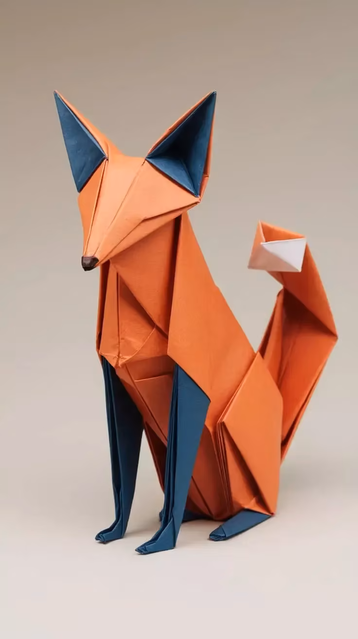 origami animal geometric folds photograph - 21 Easy Origami Animals for Beginners