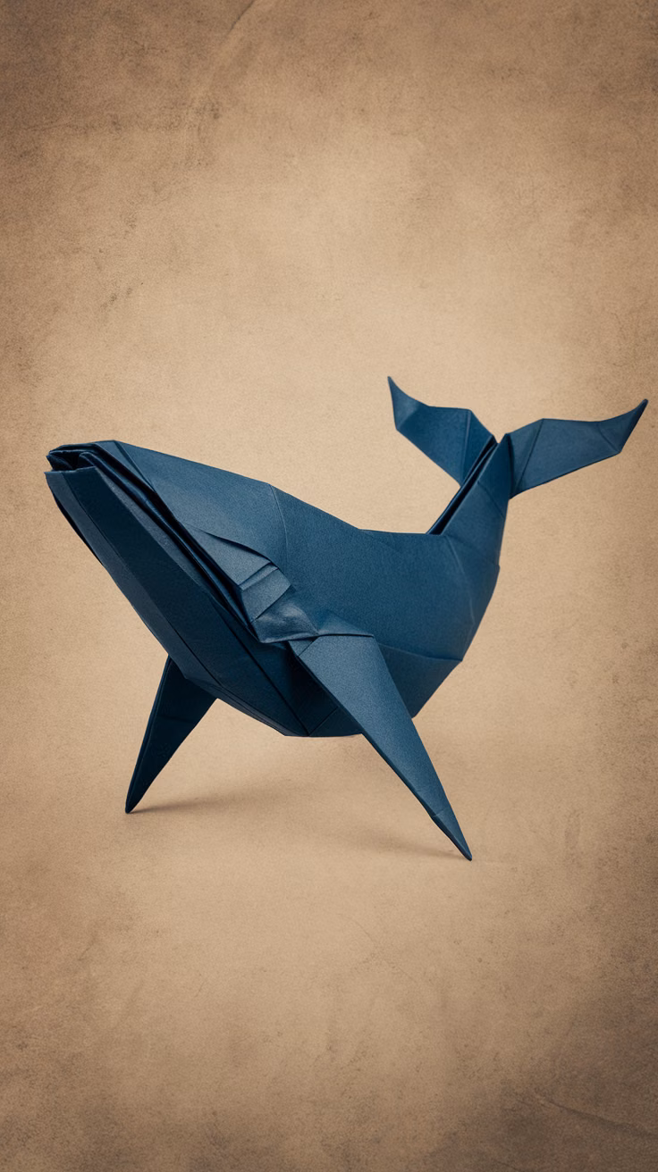 origami animal geometric folds photograph -