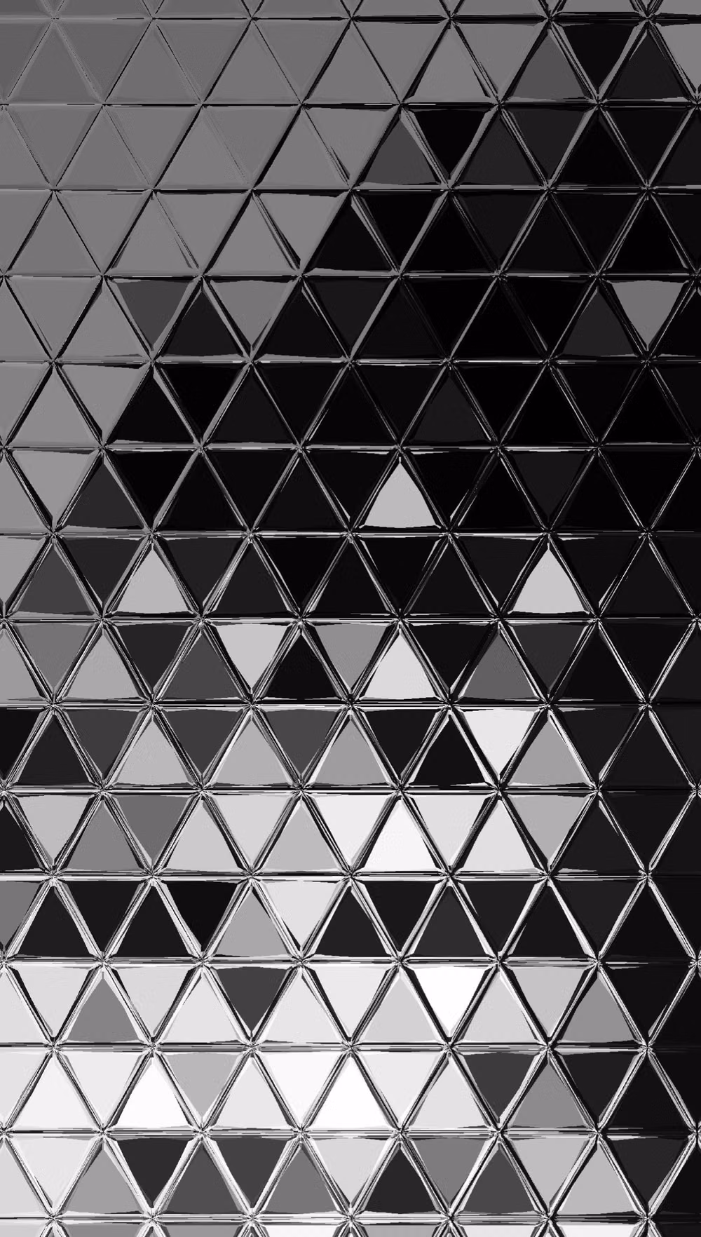 faceted folded metal surface photograph -