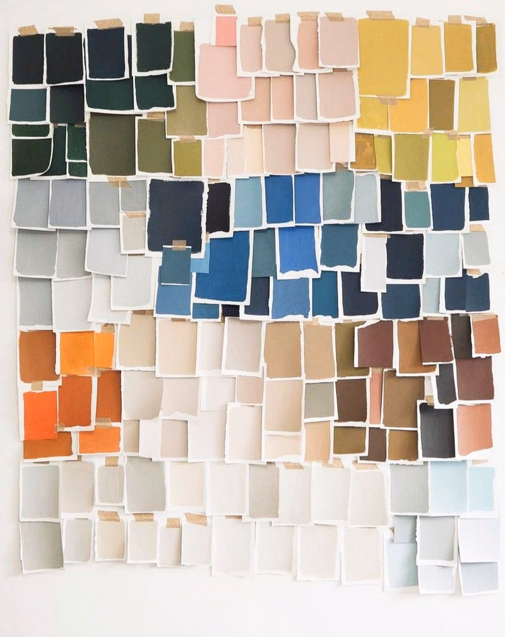 coordinated paint color swatches photograph - Colour \ Drowning in paint swatches? Don't let colour selection for your home overwhelm you. A paint refresh of your home can really transform it, but I know it can also be hard to select the perfect colour combination. DM me to discuss how I can help you. 📷 @pinterest . . . . #paint #paintswatches #colours #colourpalette #colourpalettes #interior #interiors #interiordesign #interiordecoration #melbourne #melbournedesigner #interiordesigner #interiordecorator #colourconsultant #colourconsu...