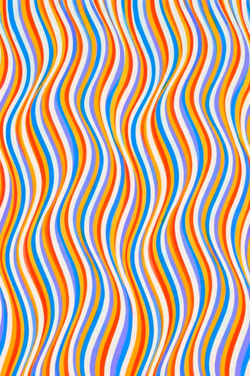 colorful squiggle laminate pattern close up - 