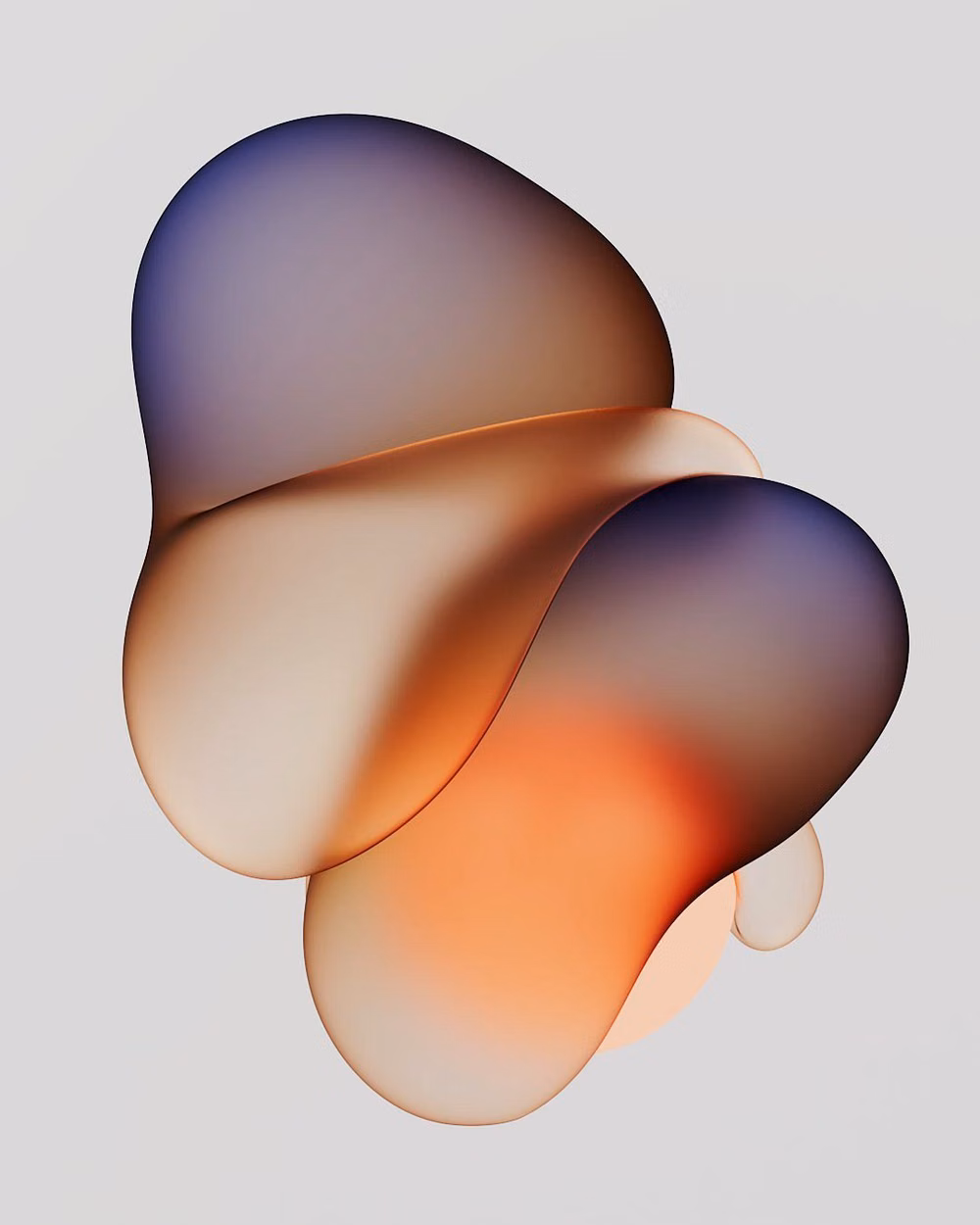 Organic / Blob Design aesthetic - Instagram