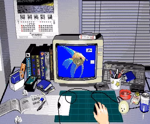 PC-98 aesthetic -