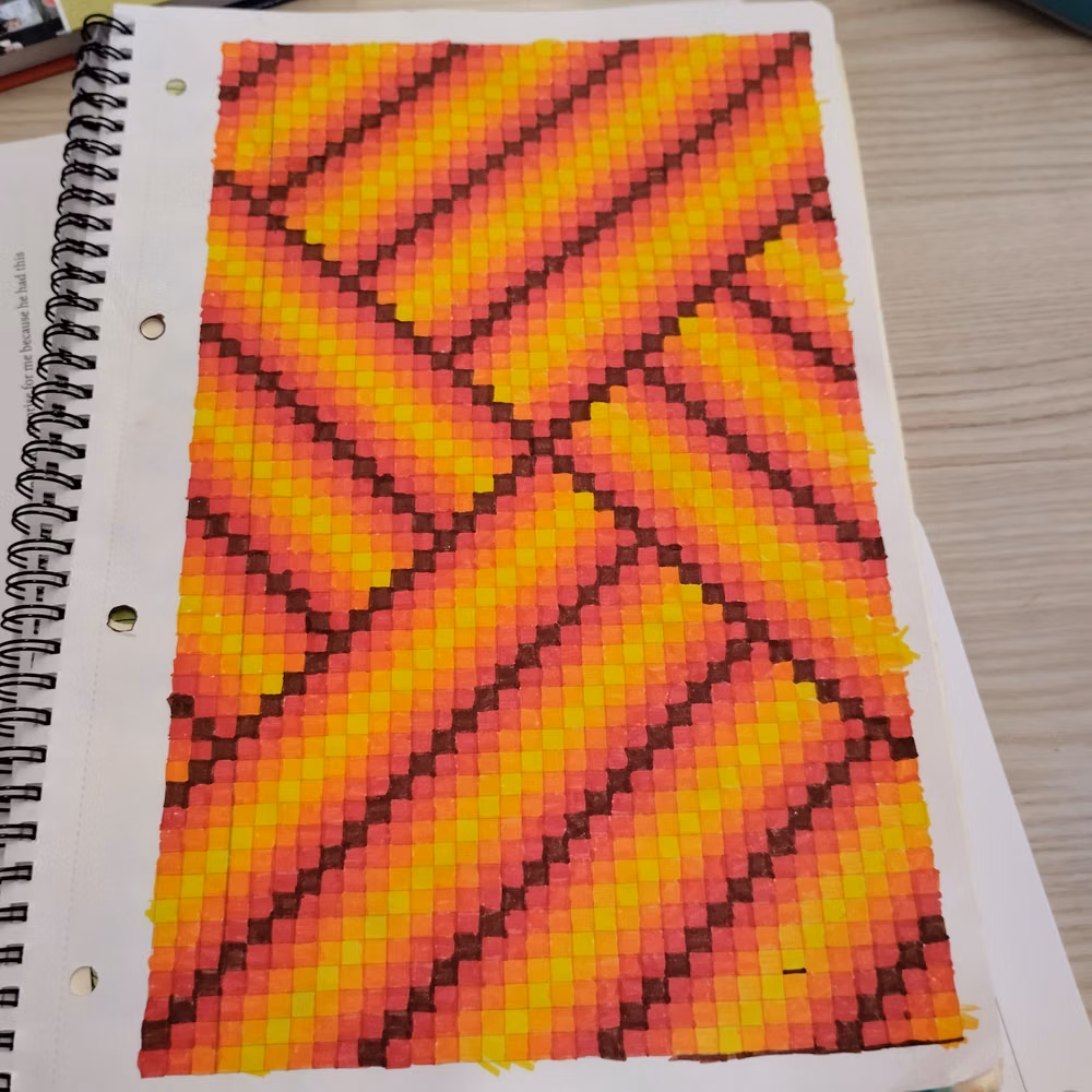 graph paper colored square drawing photograph - 