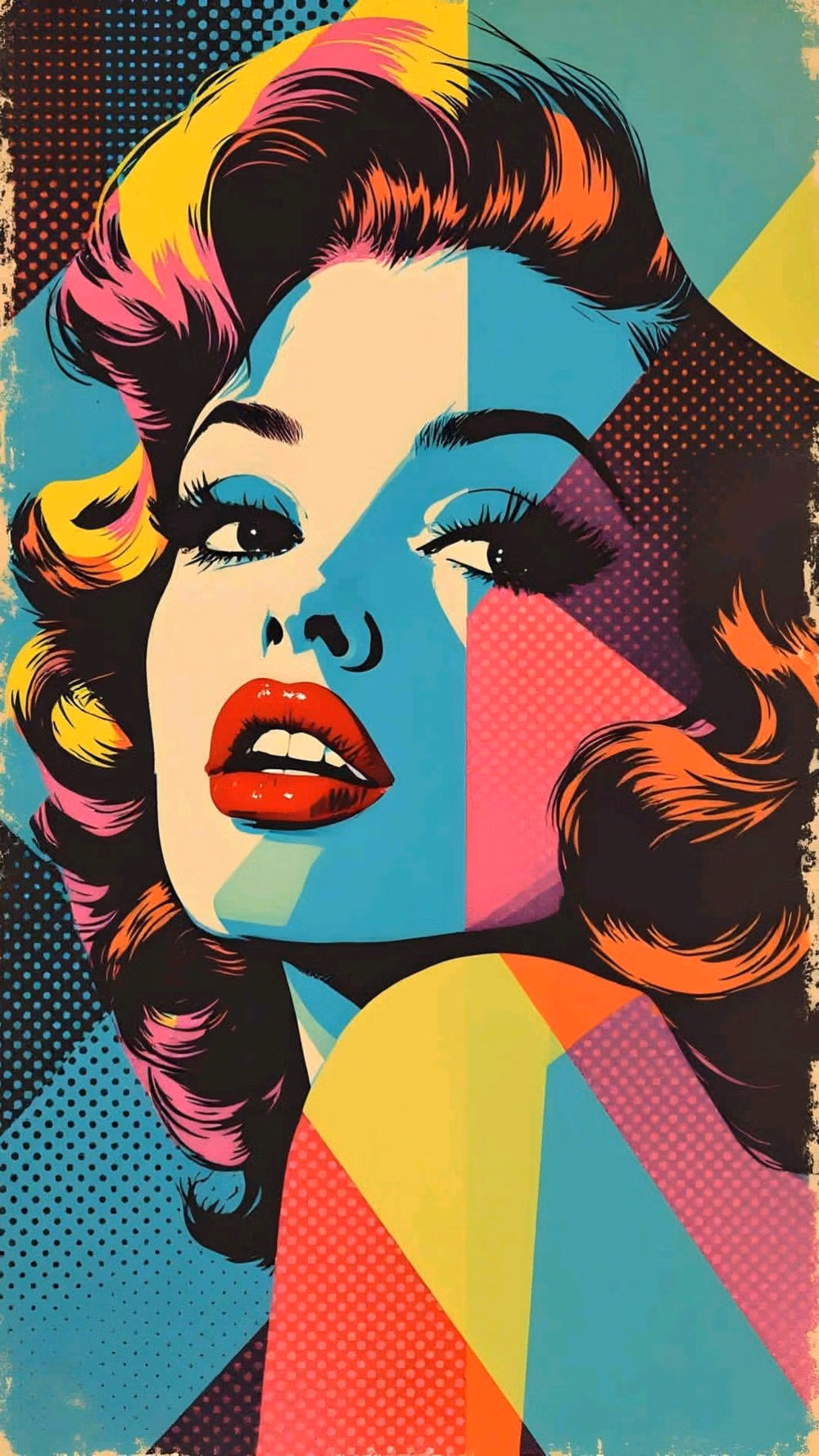 Pop Art aesthetic -