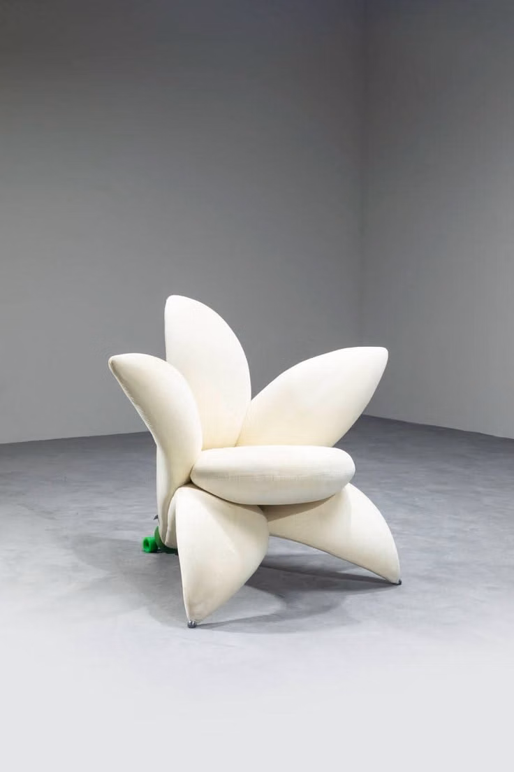 playful postmodern sculptural furniture photograph -