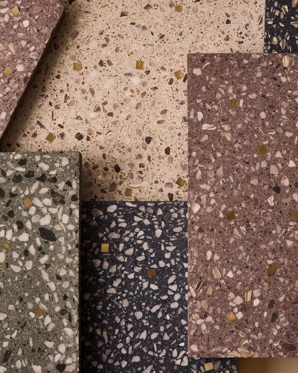 colorful terrazzo stone close up photograph - ANN SACKS (@annsacks) • Foton och videor på Instagram
