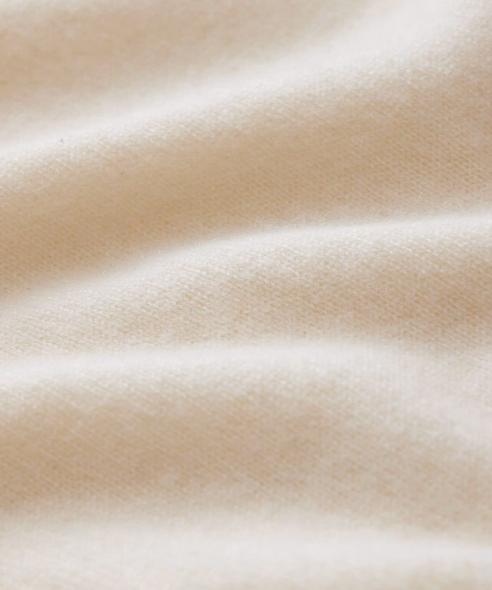 neutral cashmere fabric weave macro photograph - Cashmere in its purest form.