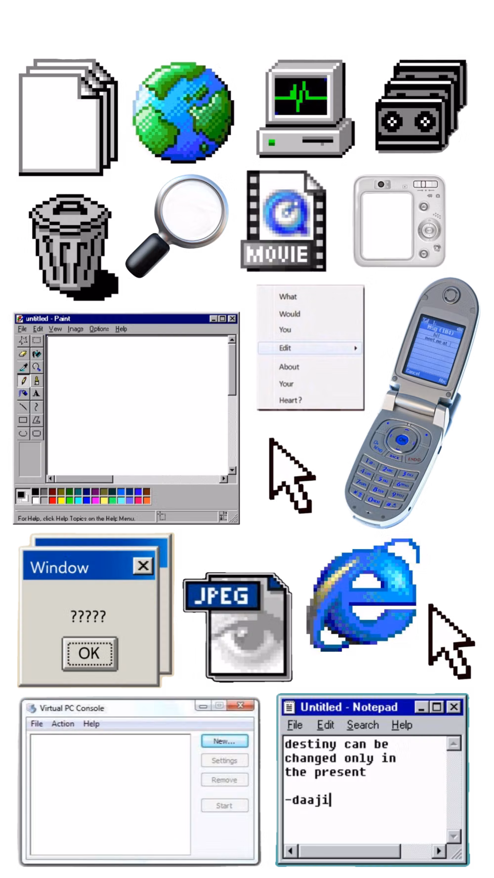 Retro Computing aesthetic -