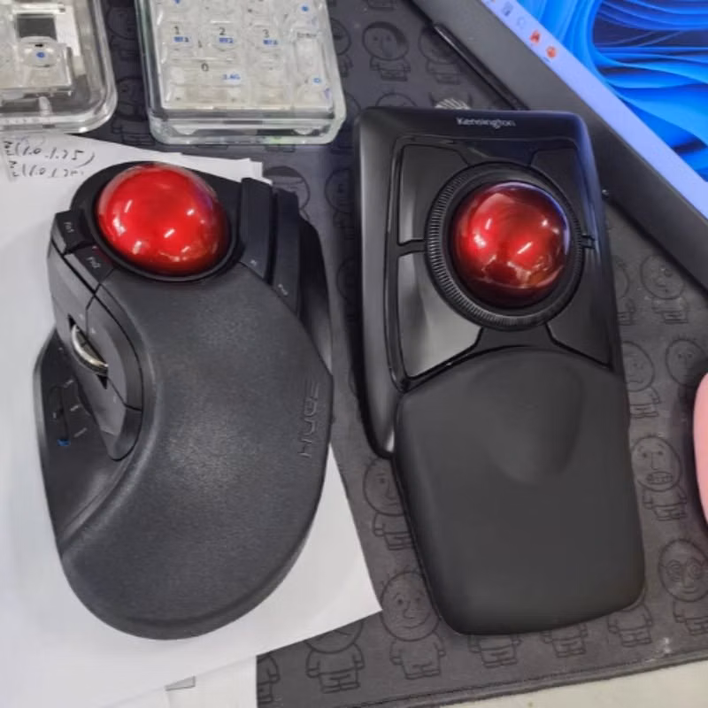 vintage trackball mouse product photograph - NEW 3D Wired Trackball Mouse Macro Programmable Ergonomic CAD Drawing 3D Rendering Mouse Gamer