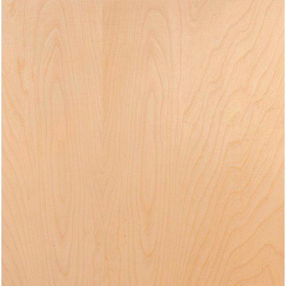 birch plywood edge grain close up photograph - Manufactured from sustainably sourced materials from the United States, our American Birch Plywood is suitable for a wide variety of projects, crafts and hobbies. Proudly made in the USA, our plywood features solid-wood Fir cores that boast superior fastener holding power, sanded-smooth veneers both front and back, and closed-grain wood veneers that take a finish beautifully. American Birch is graded as a BB-BB, which means both face and back veneers may or may not contain three to six small, color-matched patches on average and some light mineral streaks. Tight pin knots may be present. Inner cores are solid, single-piece veneers. Features: Made in the United States BB/BB - Both faces may contain three to six small, color-matched patches and some light mineral streaks Solid Fir core Thick