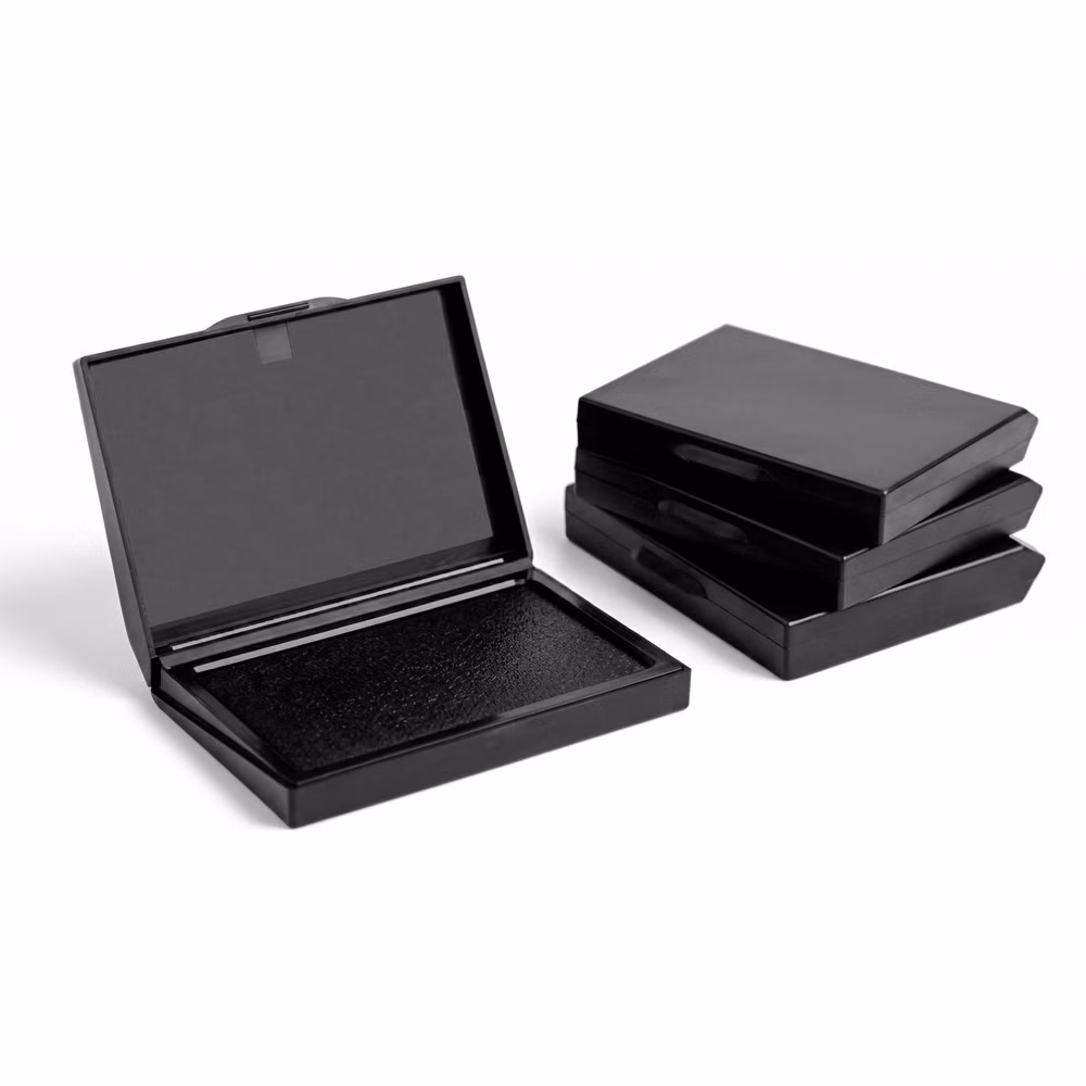 rubber stamp collection ink pads photograph - Welcome to Our Store! Quality Products, Satisfaction is what we guarantee. 3 Pack Black Ink Pads for Rubber Stamps, 4" x 3" Large Craft Ink Pads for Scrapbooking, Card Making & Fingerprints, Premium Washable Rubber Stamp Pad for Teachers, Crafts & Office Use Product Images Product Details Specifications Color:Black Package Quantity:3 Packs Dimensions:4" x 3" (10 x 7.5 cm) Ink Feature:Non-toxic, Acid-free, Fade-resistant Closure:Secure Snap-lock Buckle Main Material:Plastic & High-density Sponge Application:Crafting, Stamping, Scrapbooking, Office Note the black stamp pad horizontally in a cool, dry place. Avoid direct sunlight or heat, and always close it tightly after use. Key Features 【VALUE 3-PACK BLACK INK PADS】Maximize your savings with this premium set of three 3.9" x 3.0" black ink