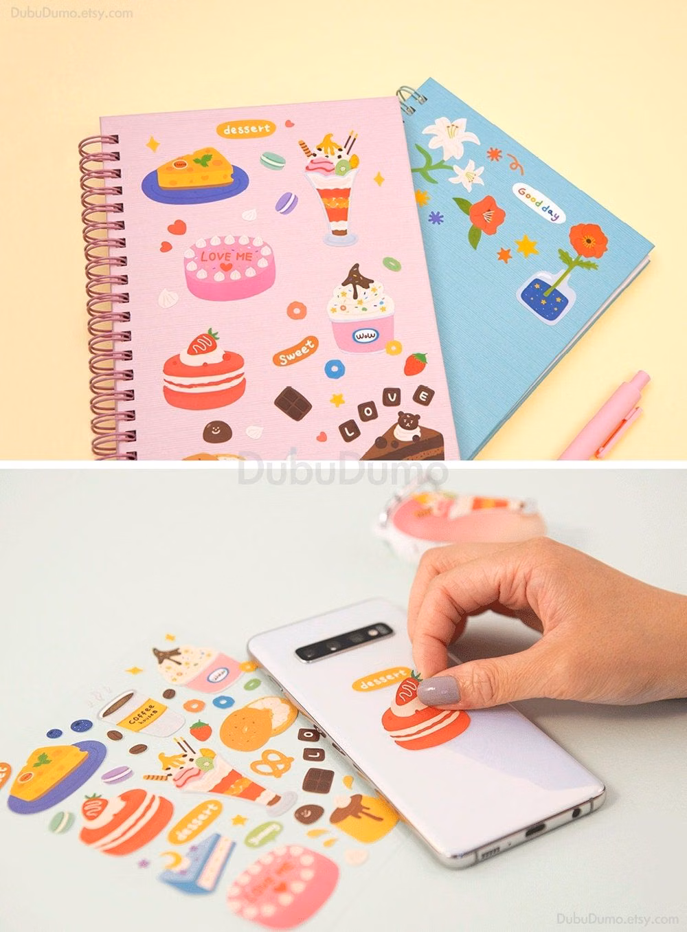 colorful sticker sheets stationery photograph -