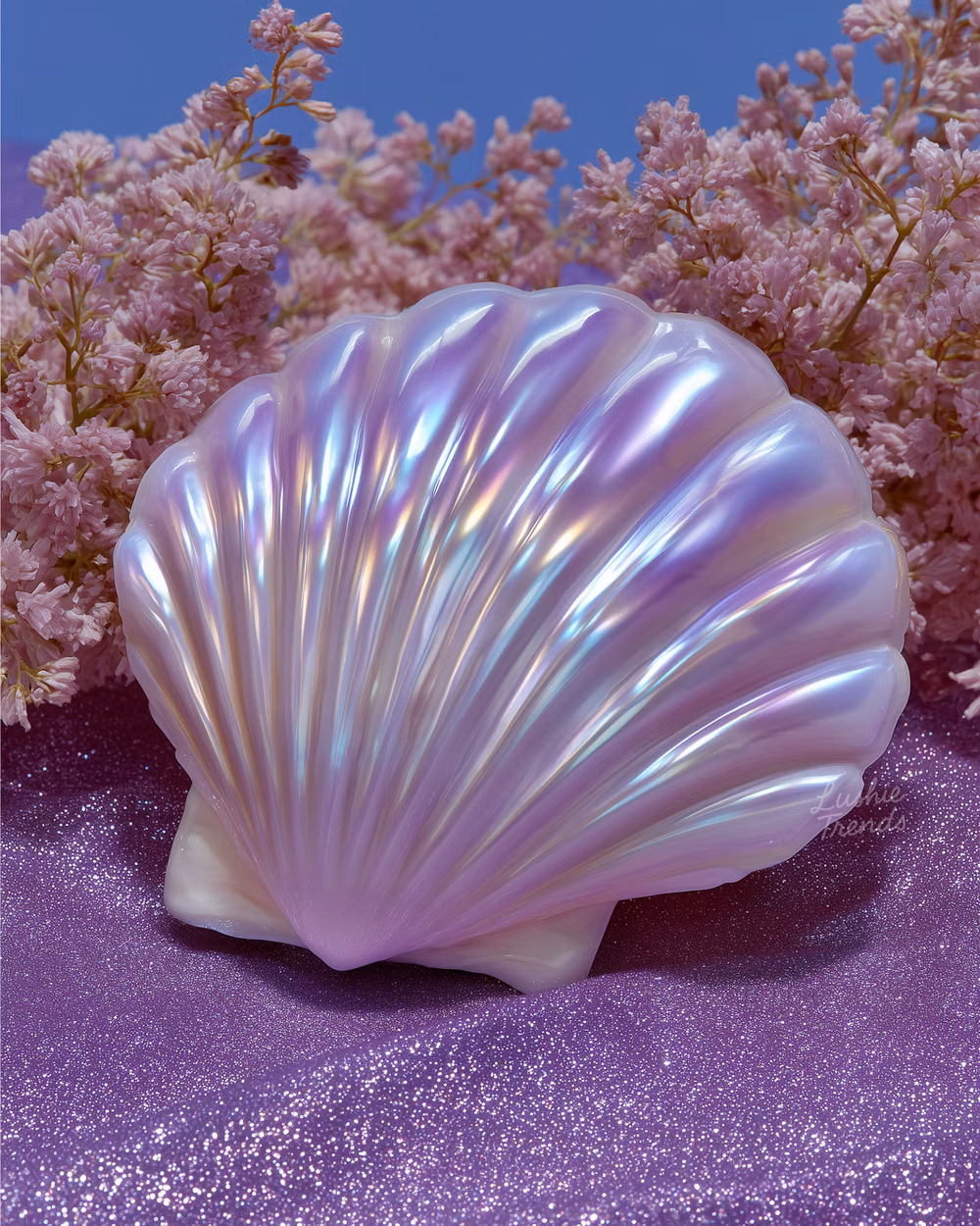 iridescent seashell macro photograph - π©΅ all images and media belong to Lushie Trends
