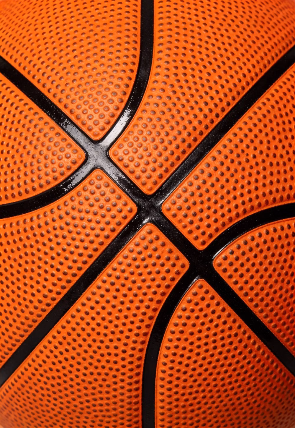 worn basketball surface macro photograph -
