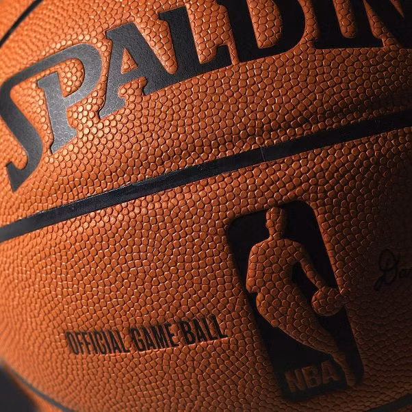 worn basketball surface macro photograph - Close-up.