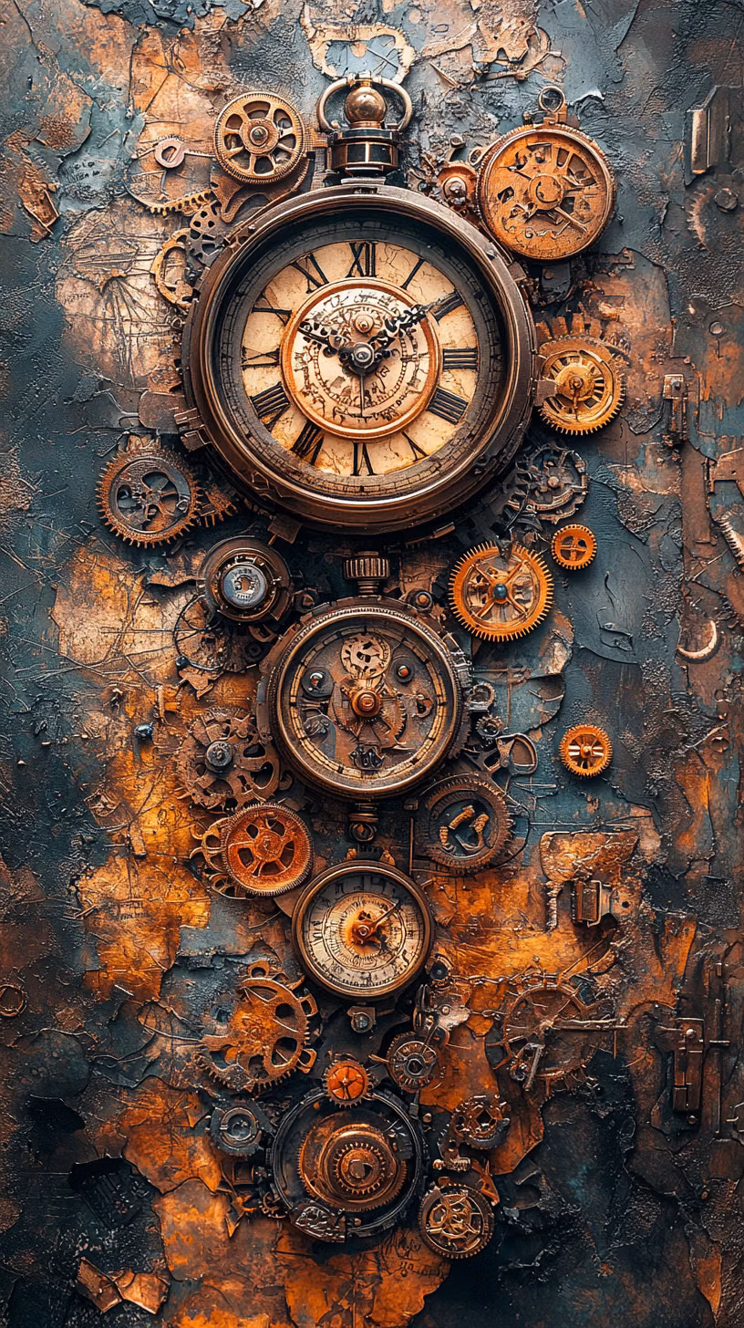 Steampunk aesthetic - Discover stunning steampunk scrapbooking ideas with vintage gears and clockwork designs! Dive into rich browns and coppers for your craft projects. 🕰️✨ Visit our Etsy shop to explore scrapbooking and craft kits in a gothic style! #steampunk #midjourney #etsyshop #scrapbooking #vintagecrafts