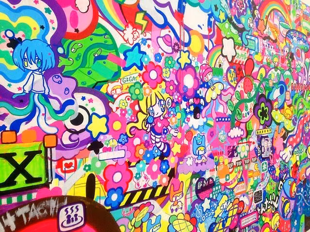 Superflat Pop aesthetic -