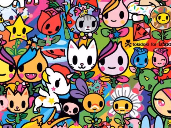 Superflat Pop aesthetic -